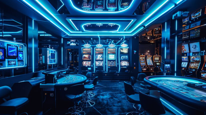 Variety of slot game titles available in the 205 pub casino-style game lobby